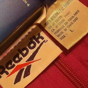 Vintage 90's Reebok Windbreaker - Adult Men's Size Large Sportwear Streetwear